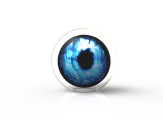 Eye in a glass sphere