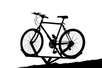 Fototapeta premium Bicycle display