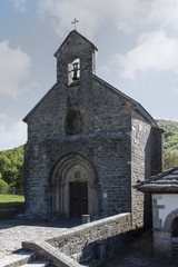 Fototapeta na wymiar St. James or Pilgrims Church. Roncesvalles. Spain.