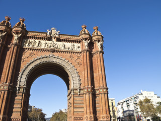 Fototapeta na wymiar Łuk Triumfalny, Barcelona