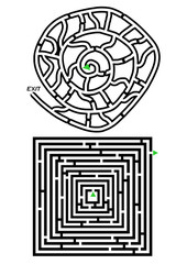 Two mazes