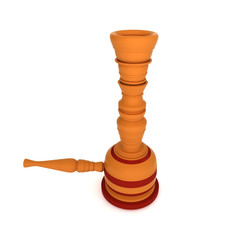3d wooden water pipe