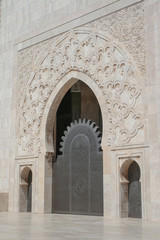 Fototapeta na wymiar Drzwi Meczet Casablanca Hassan