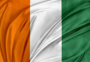 Obraz premium Ivory coast flag
