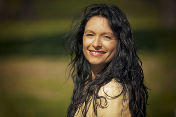 Mature Woman Smiling