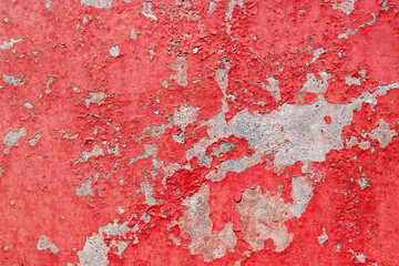 Old Red Paint Background Texture