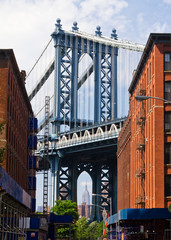 New York City Bridge Scene in Brooklyn