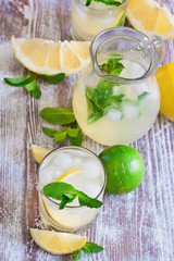 Mint lemonade