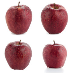 Ripe red apples