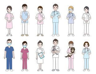 医者 /  獣医師 / 看護師