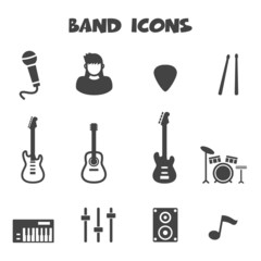Obraz premium band icons