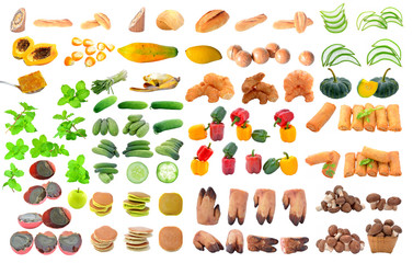 collection of food