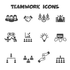 teamwork icons
