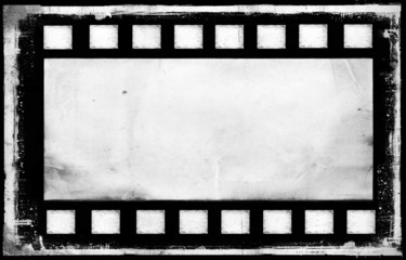 old grunge film strip frame background