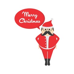 christmas theme cartoon santa