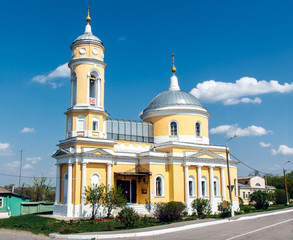 Fototapeta na wymiar The Church Of The Exaltation Of The Cross, Kolomna Kremlin.