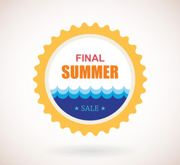 summer sale label