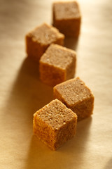 Cane sugar cubes
