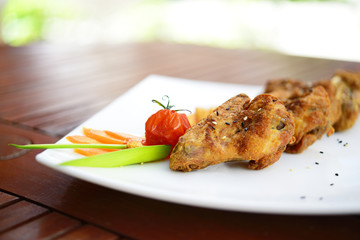 Fried chicken wings