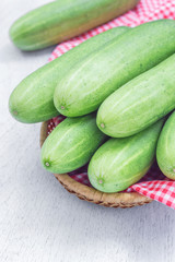 fresh cucumbers