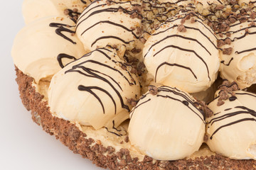 cake with dark chocolate