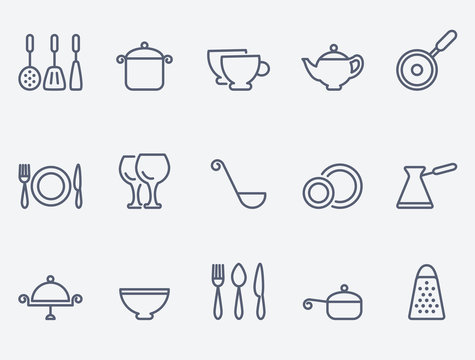 Kitchen Utensil Icons