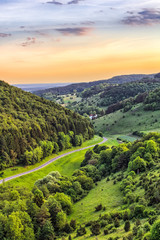 Fantastic Franconian Spring Landscape