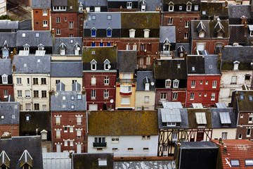 Roofs of Le Treport, France