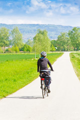 Obraz premium Radfahren am Bodensee