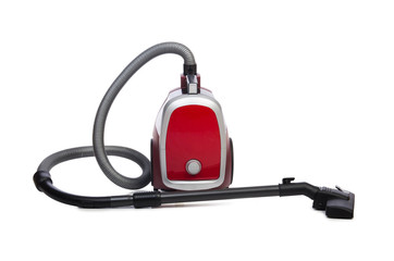 Vacuum cleaner isolated on the white background