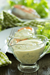Cream sauce for fish