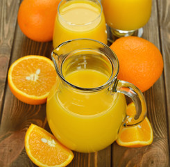 Fresh orange juice