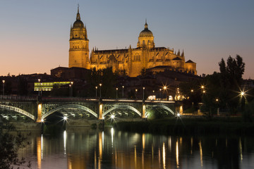 Fototapeta na wymiar Salamanca Cathedral - Spain