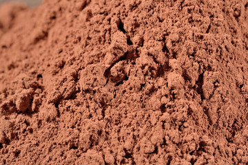 Fototapeta na wymiar Heap of cocoa powder
