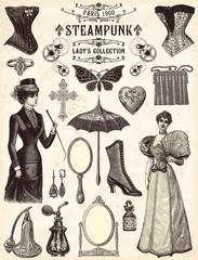 KOLEKCJA DAMSKA PARYŻ 1900