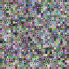 Fototapeta premium Hintergrund Muster bunte Vierecke