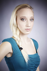 Fototapeta premium Pretty blonde lady
