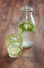 Detox cucumber water