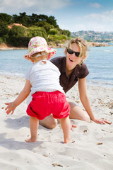 Bébé à la plage