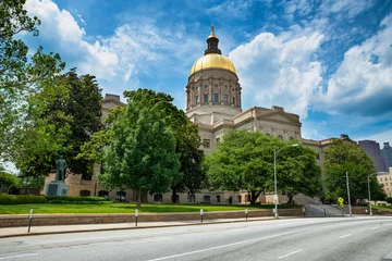 Photo sur Plexiglas Monument historique Bâtiment du Capitole de l& 39 État de Géorgie à Atlanta
