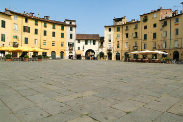 Amphitheater square at Lucca