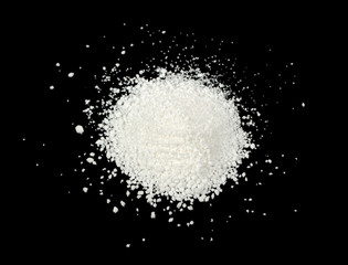 Citric Acid on Black Background
