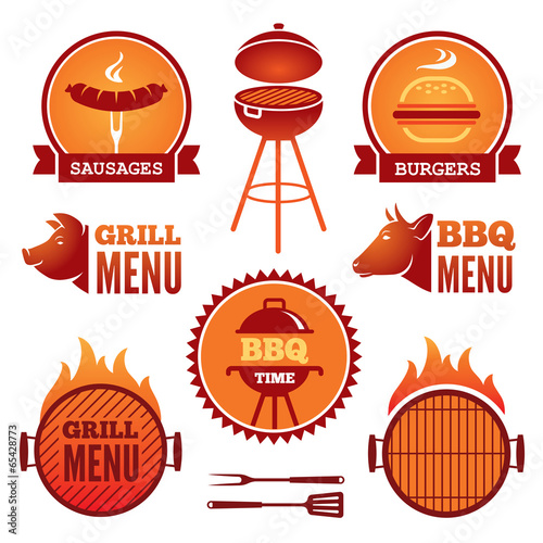 "Grill and BBQ2" Stock image and royalty-free vector files on Fotolia