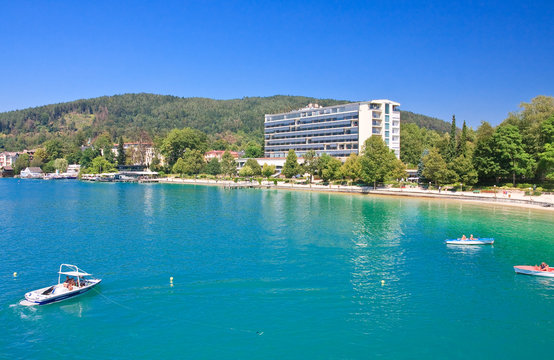 Resort Portschach.Lake Worthersee. Austria