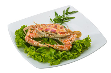 Boiled crab