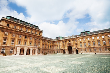 Fototapeta na wymiar Buda Castle and Royal Palace in Budapest, Hungary