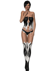 Fototapeta premium Beauty woman with sexy clothing