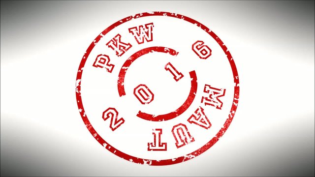 Stempel PKW Maut 2016