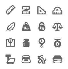 Scales and Rulers Icons