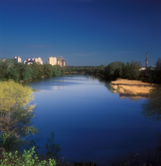 City lake.